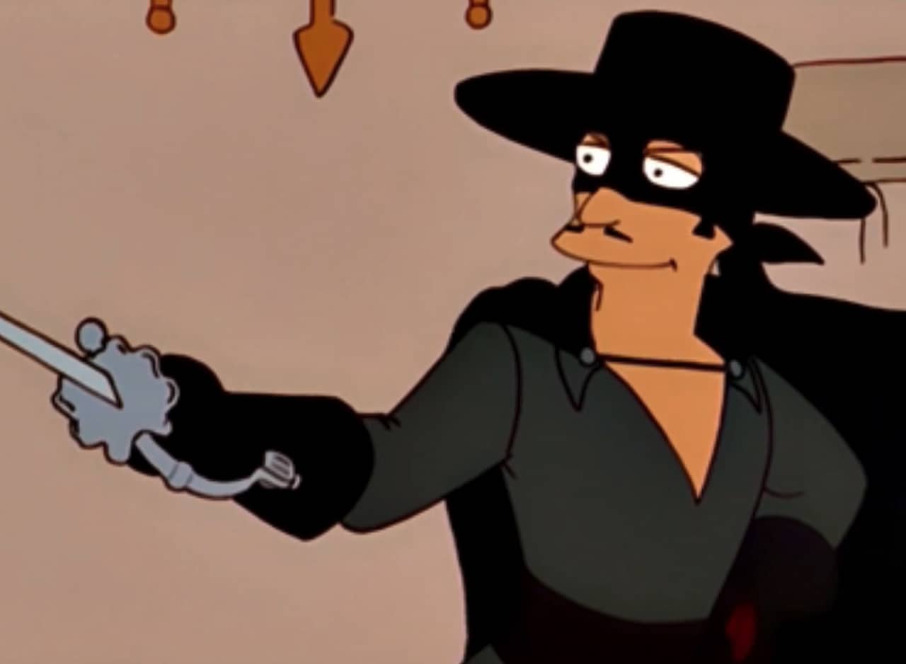 Zorro, the dashing masked vigilante