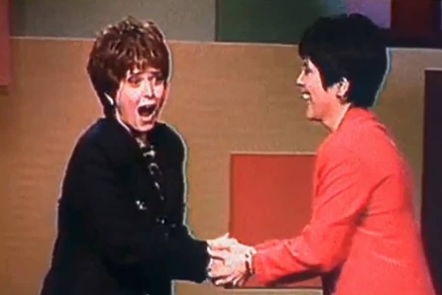 woman who looks like Joyce DeWitt excited to meet Joyce DeWitt