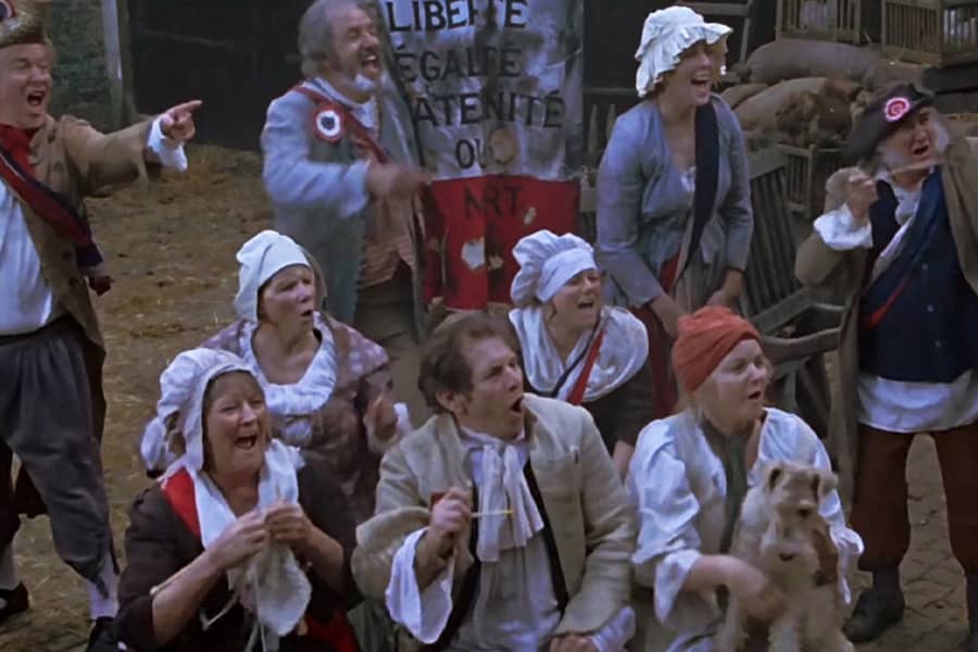 French villagers