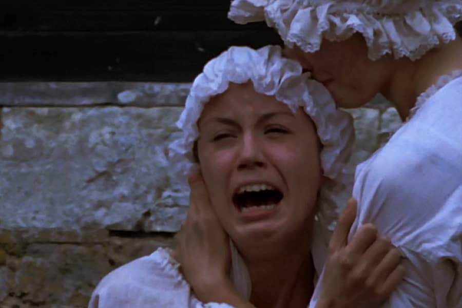 woman crying