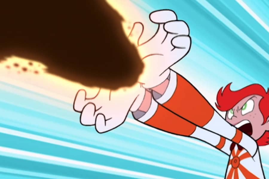 Johnny Sunspot shooting a black hole out of his hands