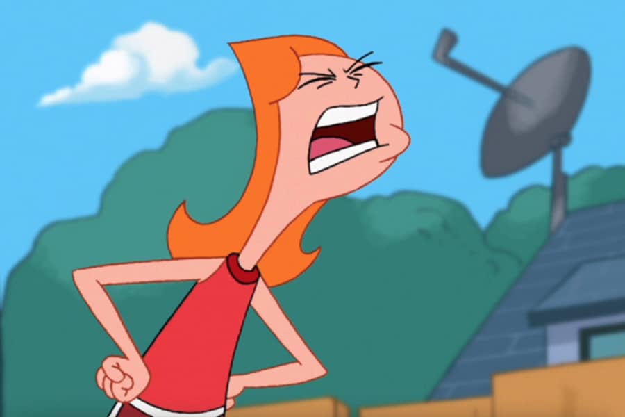 Candace screaming