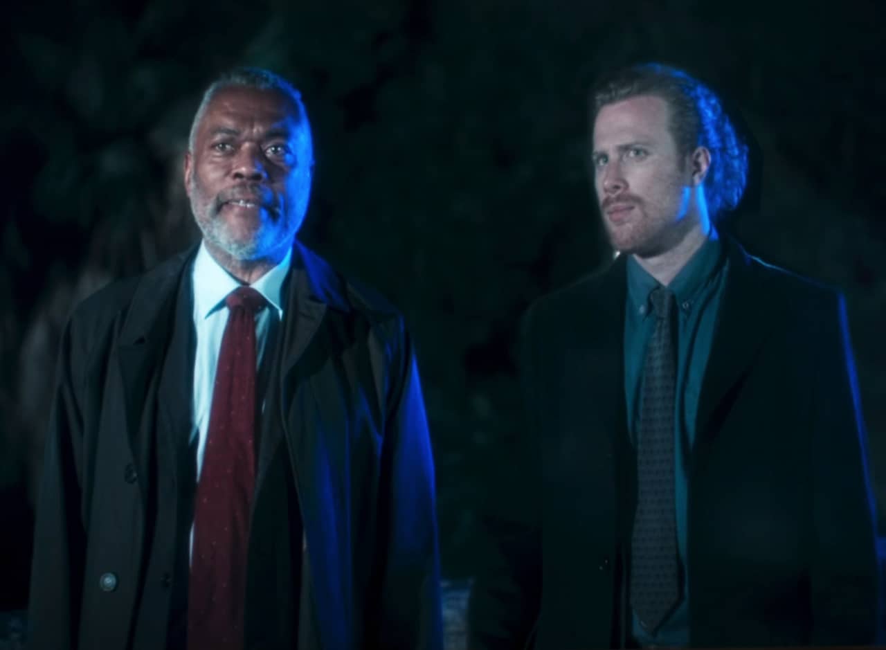 Inspector Jackson and his partner, Sam