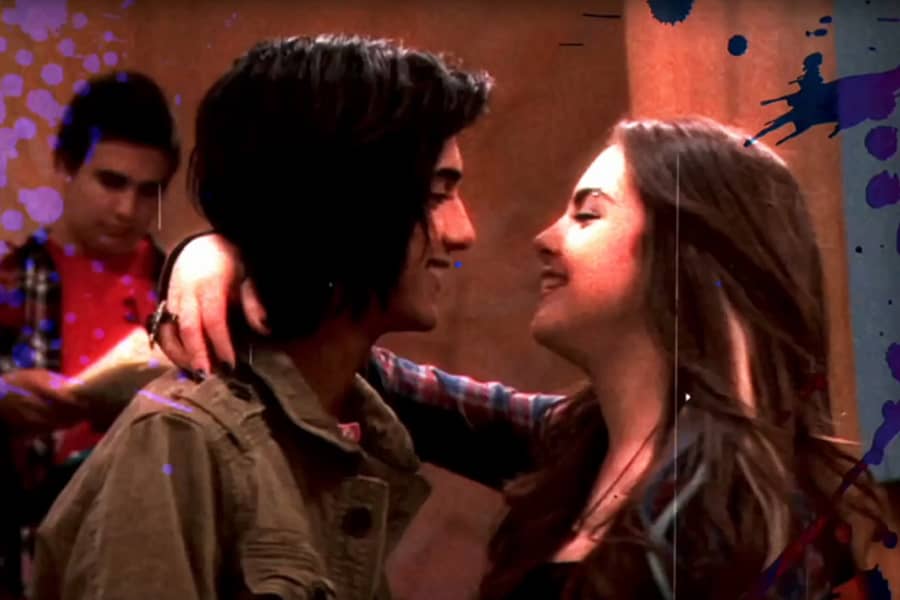 Jade and Beck hugging