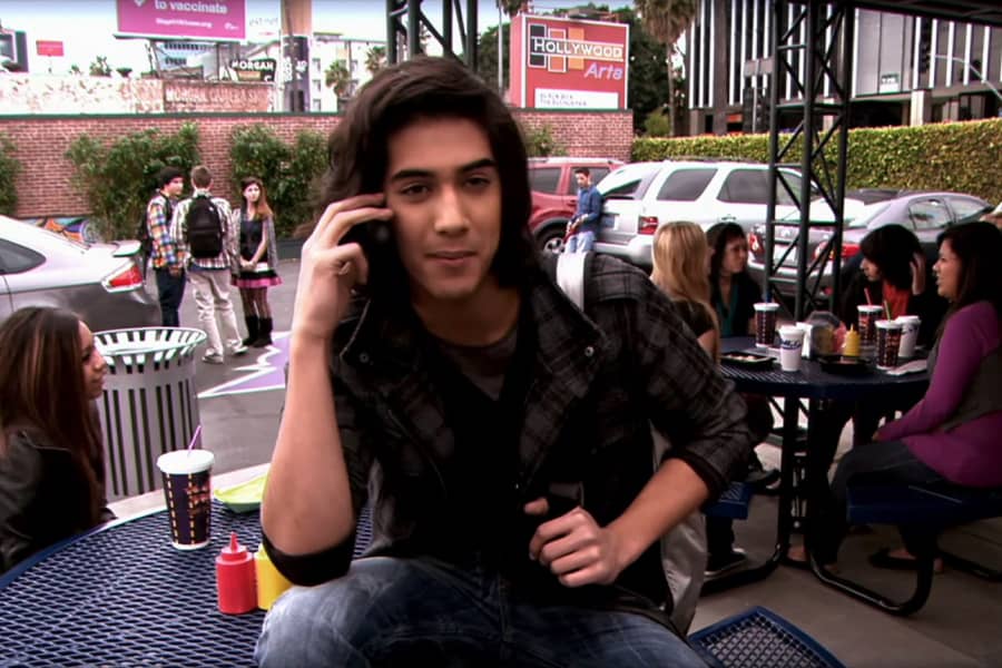 Beck talking on the phone