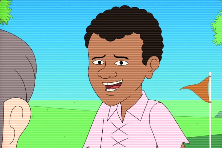 closeup of the fairy smiling