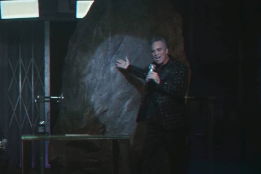 Marshall with a Niflheim rock