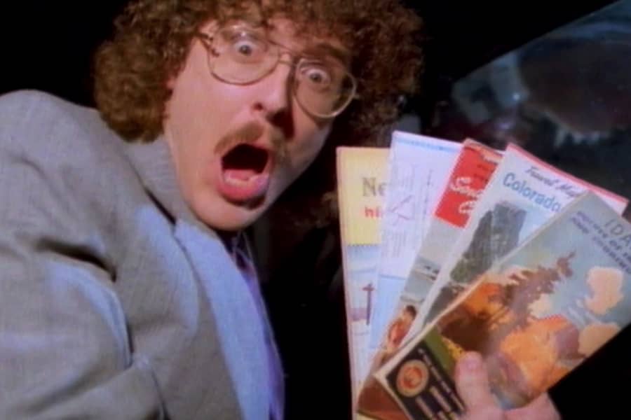 George Newman amazed by a handful of state maps