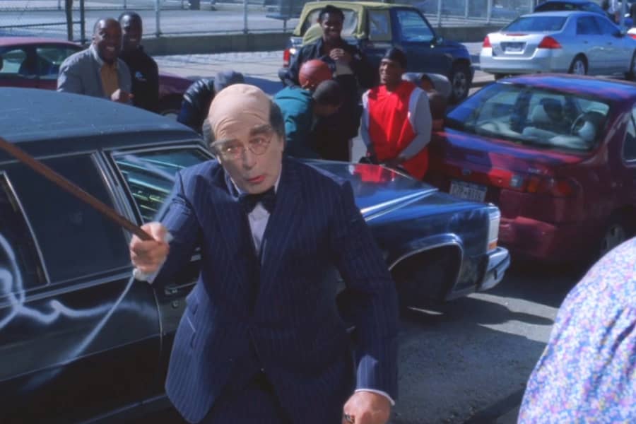 Leslie Van Vondervann as Jack Donaghy, a bald, crotechy old man