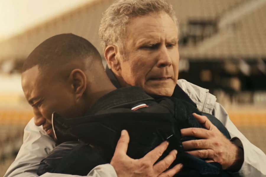 an emtional hug between Brinkerhoff and A-Train