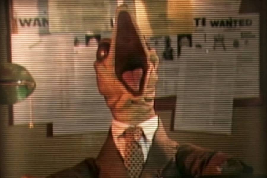 dinosaur news anchor screaming