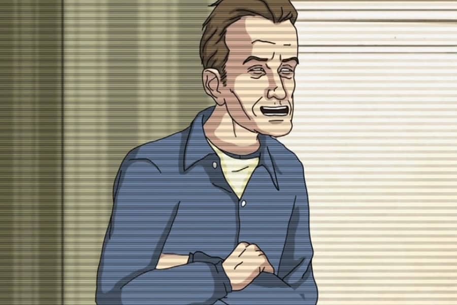 the first one making a face with crossed arms