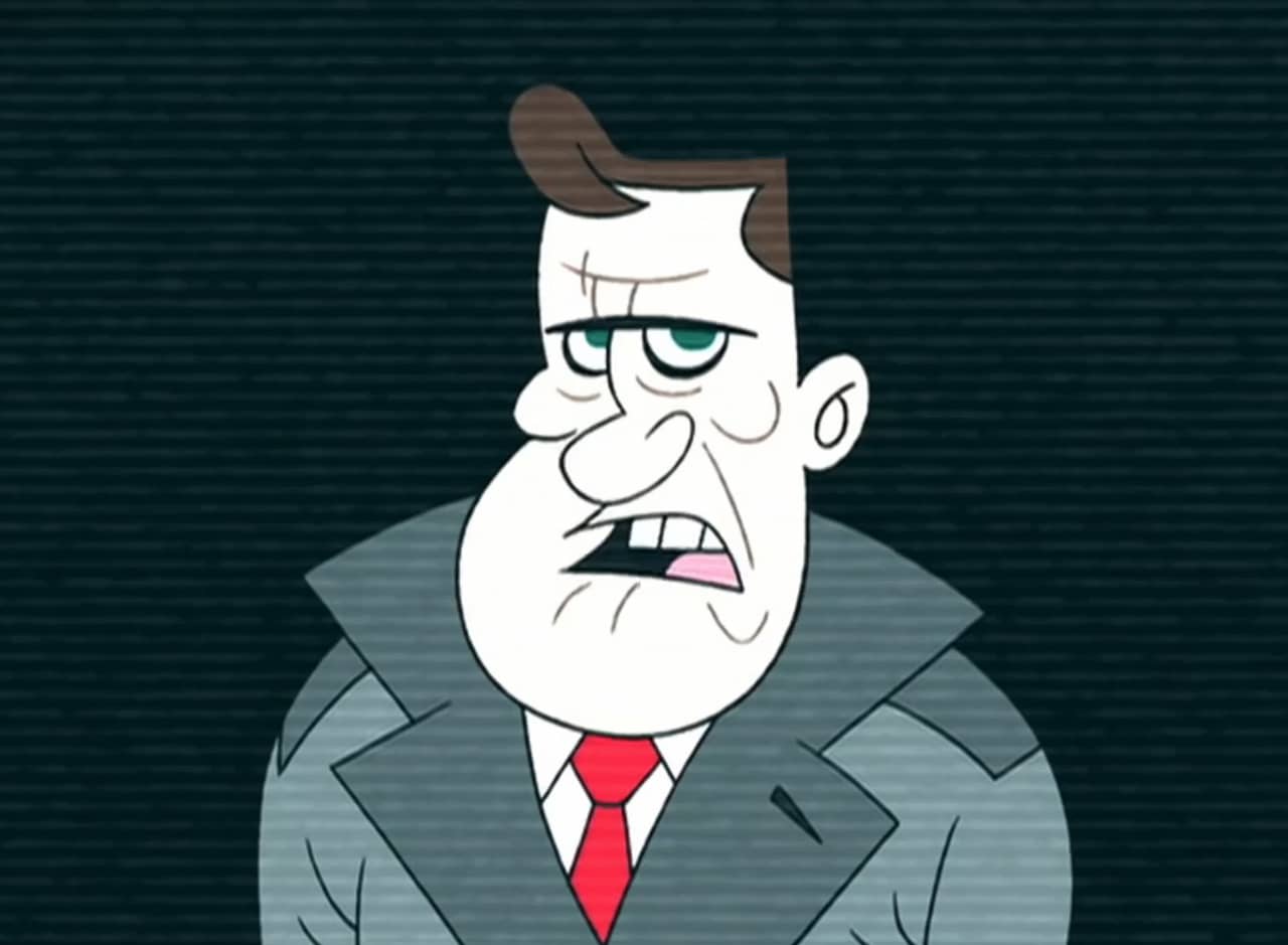 host of the show: a man in a suit and overcoat
