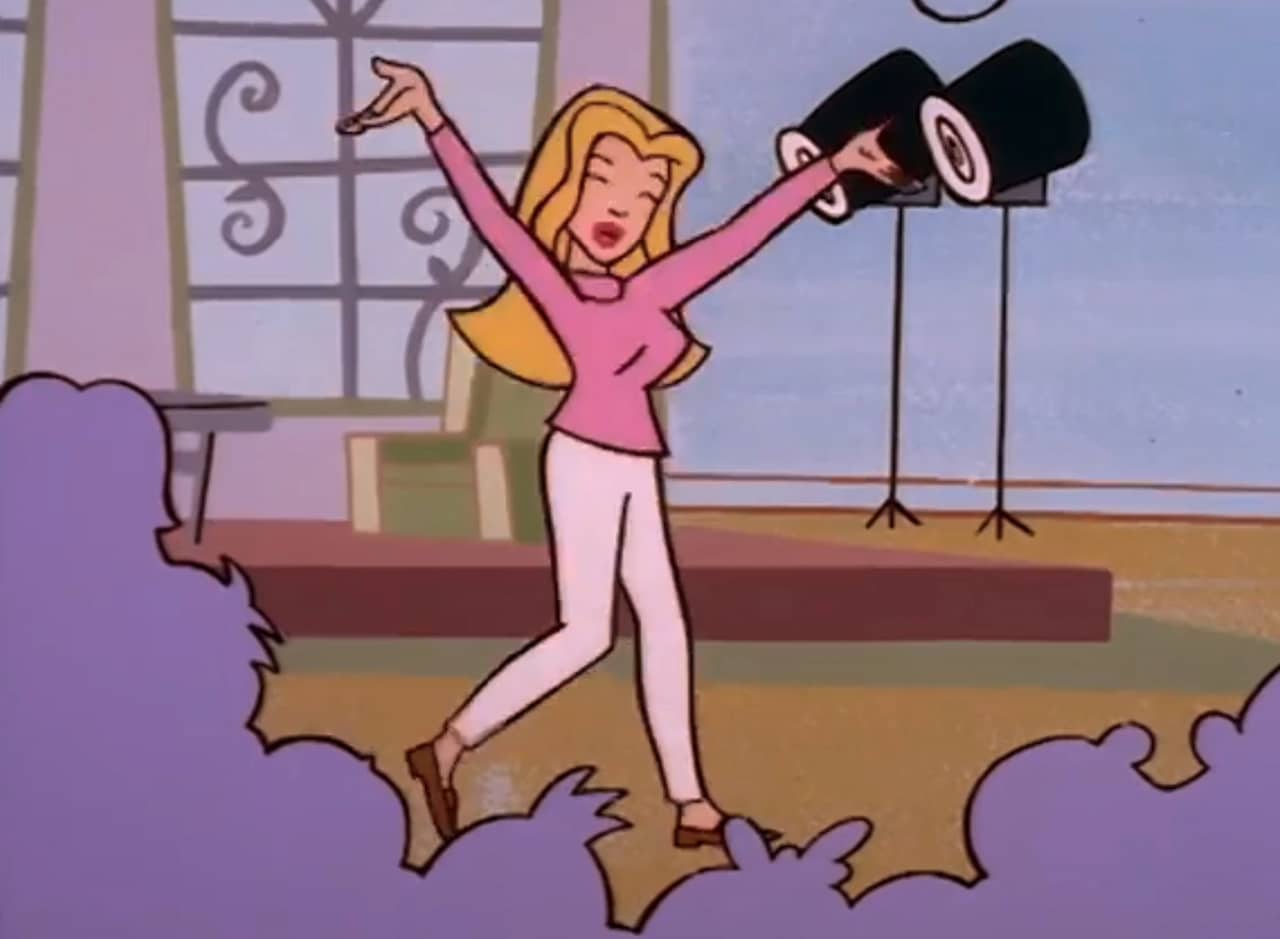 Vendela, a blonde woman host