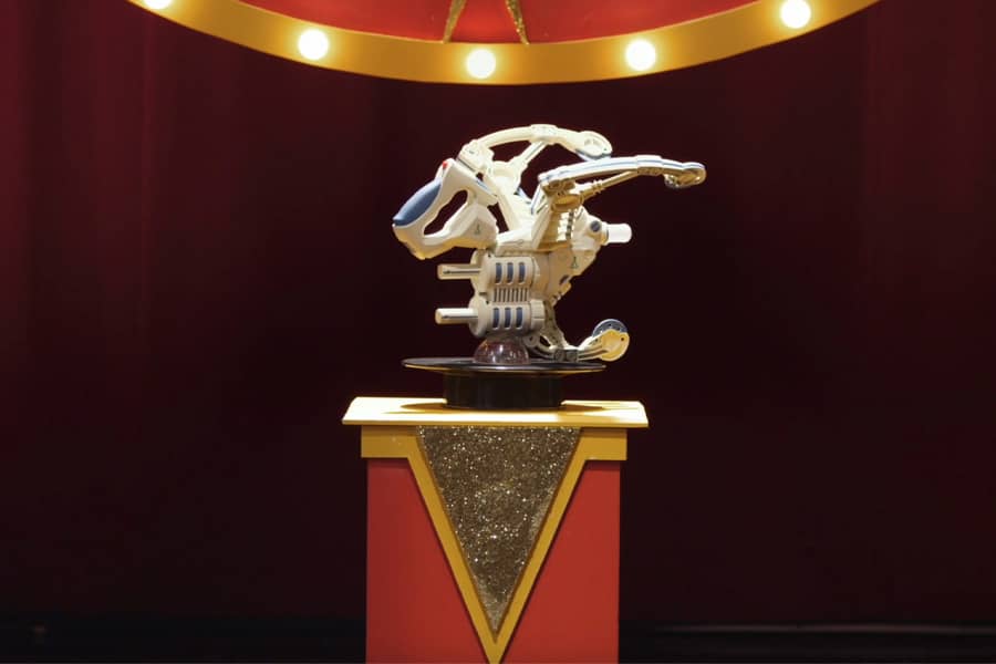 the prize for the show: Super-Strength-Inator