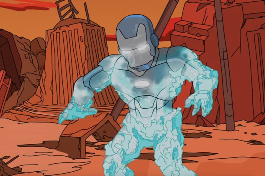 Magnesium Man turning into crystals