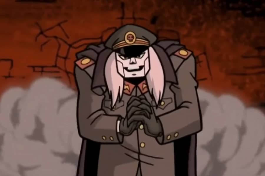 Argost in a military uniform