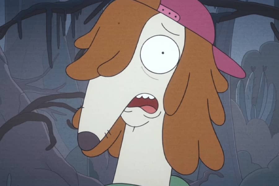 a scared teen