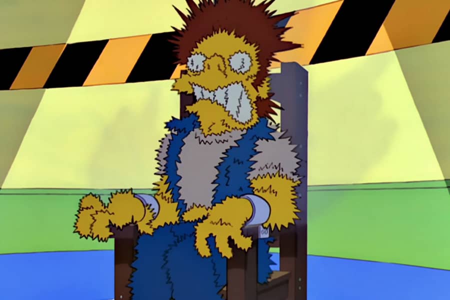prisoner getting electrocuted