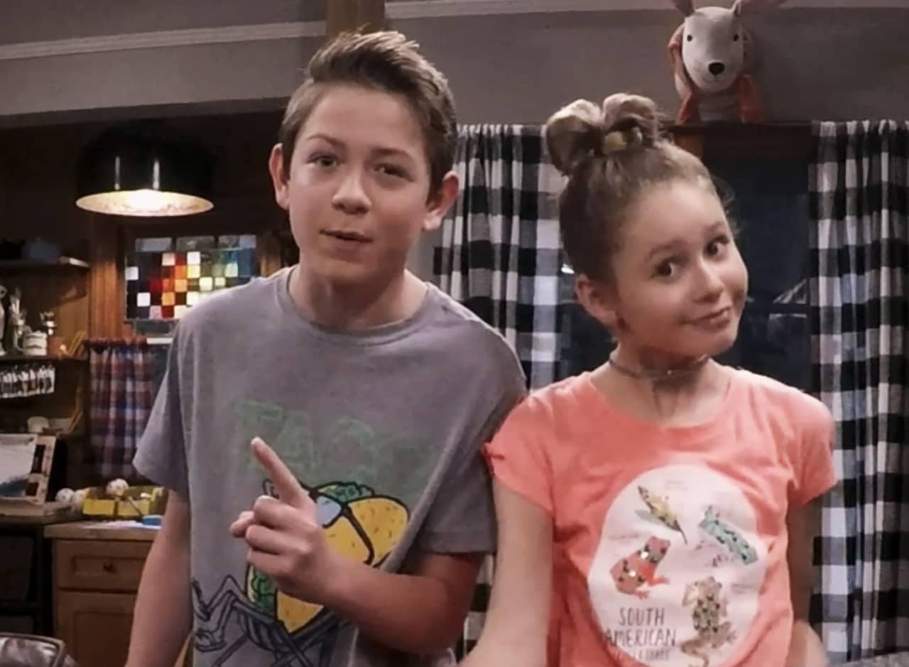 Cooper and Cami, tween brother and sister