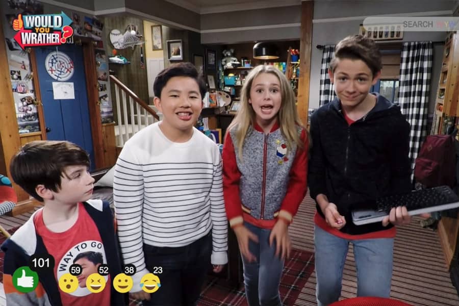 Cooper, Cami, Ollie, and Fred