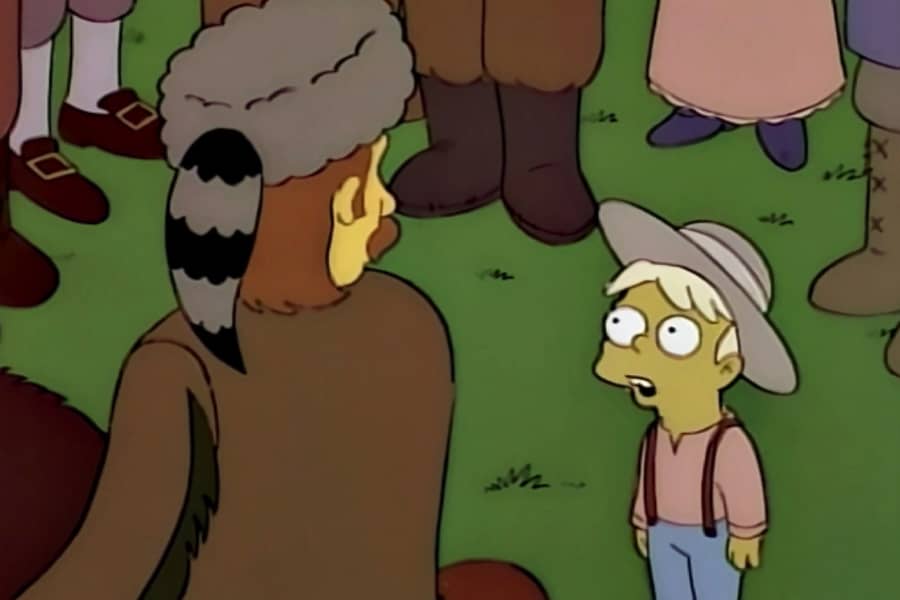 Jebediah speaks with a young boy