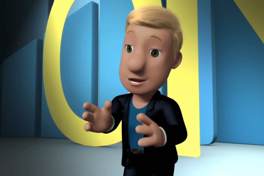 blonde boy contestant singing