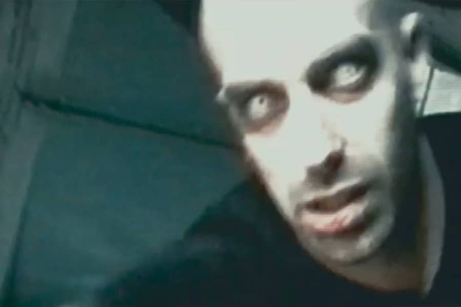 a zombie man